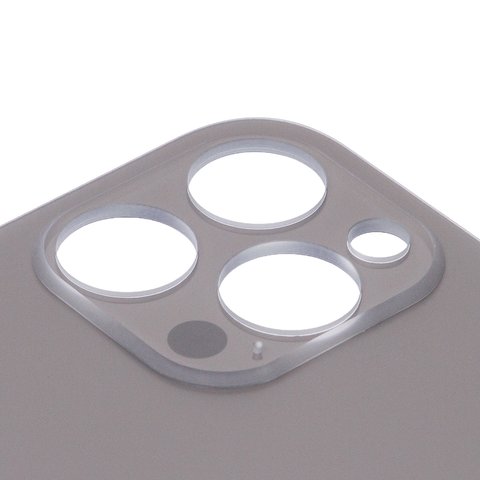 Задняя панель корпуса для iPhone 12 Pro Max, серая, не нужно снимать стекло камеры, big hole, graphite Превью 1