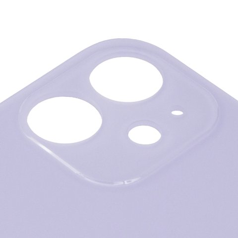 Задня панель корпуса для iPhone 11, фіолетова, не потрібно знімати скло камери, Original (PRC), big hole Прев'ю 1