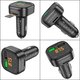 FM-трансмиттер Borofone BC43, черный, с дисплеем, USB тип-A, 2 порта, 18 Вт, Quick Charge, 12-24 B, #6974443387223 Превью 1