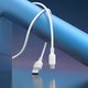 USB кабель Borofone BX113, USB тип-A, micro-USB тип-B, 100 см, 2,4 А, білий, #6941991115424 Прев'ю 2