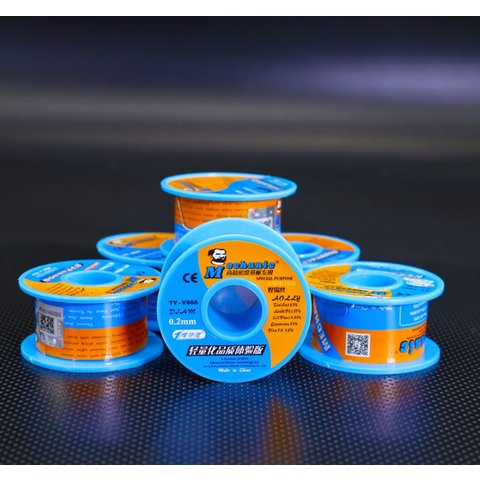 Solder Mechanic TY-V866, (Sn 63% , Pb 37%, flux 1-3%, 0.3 mm, 40 g) Preview 2