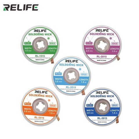 Лента-оплетка RELIFE RL-3015, (Ш) 3,0 мм, (Д) 1,5 м Превью 2