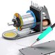 Подставка под паяльник Mechanic RS5, со стружкой для очистки кончика, с органайзером Превью 1