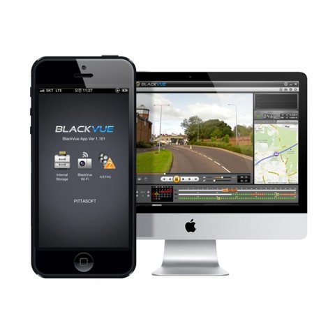 Автовидеорегистратор с GPS и Wi-Fi BlackVue DR500 GW-HD (черный) Превью 5