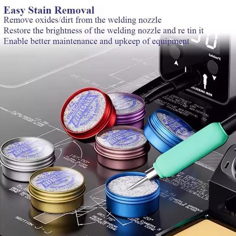 Soldering Iron Tip Cleaner Mechanic QR12, (12g) Preview 3