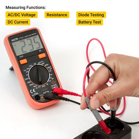 Multímetro digital Accta AT-201 Vista previa  4