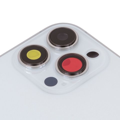 Carcasa puede usarse con iPhone 13 Pro Max, plateado,  con sujetador de tarjeta SIM, con botones laterales, silver Vista previa  1