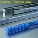 Pinzas para smd Mechanic TI-15, curvada, aleación de titanio, 140 mm Vista previa  4