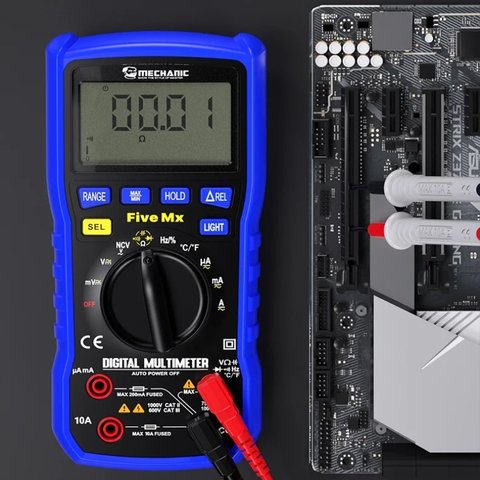 Multímetro Mechanic Five Mx, digital Vista previa  5