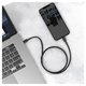 USB кабель Baseus High Density Braided, USB тип-C, Lightning, 100 см, 20 Вт, чорний, #CATLGD-01 Прев'ю 2