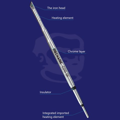 Паяльне жало Mechanic C210-TI, голка Прев'ю 1