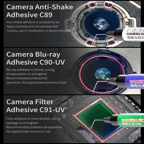 Клей Mechanic C91-UV, для ремонта камеры, 3 г, filter Превью 3