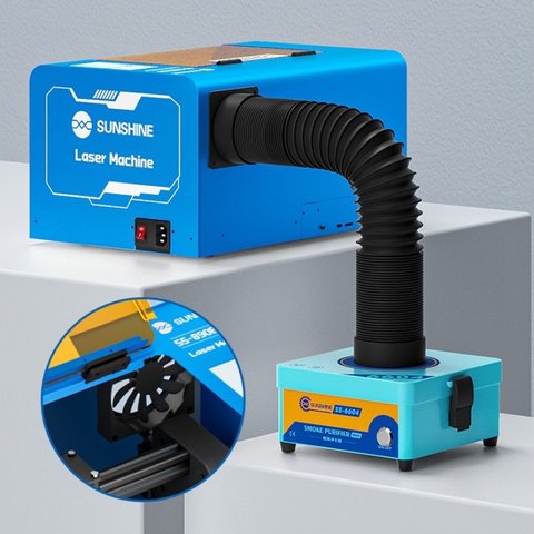 Лазерний сепаратор Sunshine SS-890B Mini, для демонтажу скла корпуса, для гравіювання Прев'ю 8