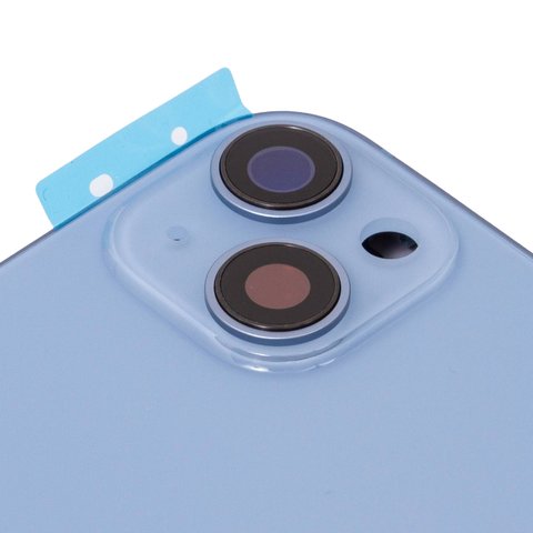 Корпус для iPhone 14 Plus, синий, с держателем SIM-карты, с боковыми кнопками, Original (PRC), EU Version, blue Превью 1