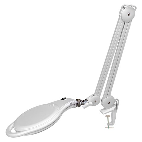 Настільна збільшувальна лінза Bourya 8060LED, 5 діоптрій Прев'ю 8