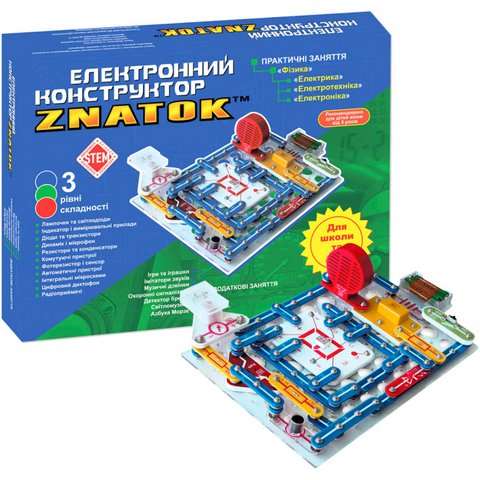 Электронный конструктор ЗНАТОК Школа (999+ схем) REW-K007 Превью 3