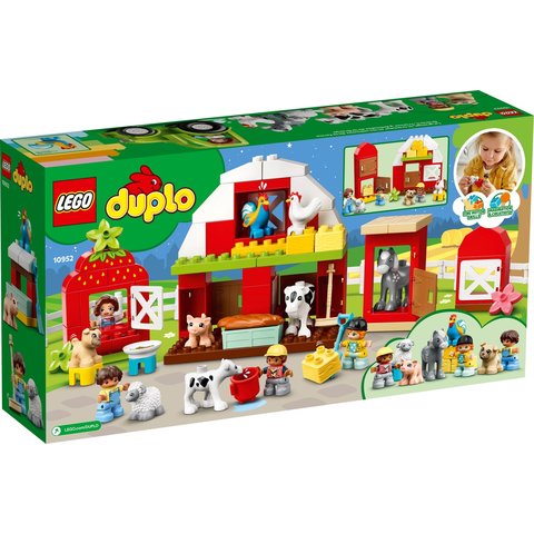 Конструктор LEGO DUPLO Хлів, трактор і догляд за тваринами (10952) Прев'ю 1