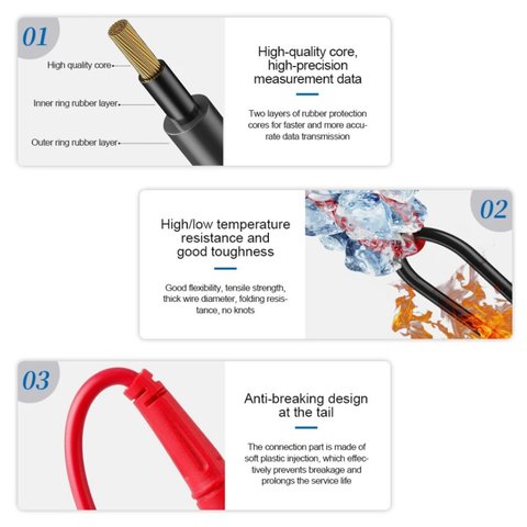 Вимірювальний щуп для мультиметра Sunshine SS-024, гостра голка Прев'ю 4