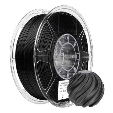 Филамент для 3D-принтера eSUN PETG-CF Black, 1 кг Превью 1